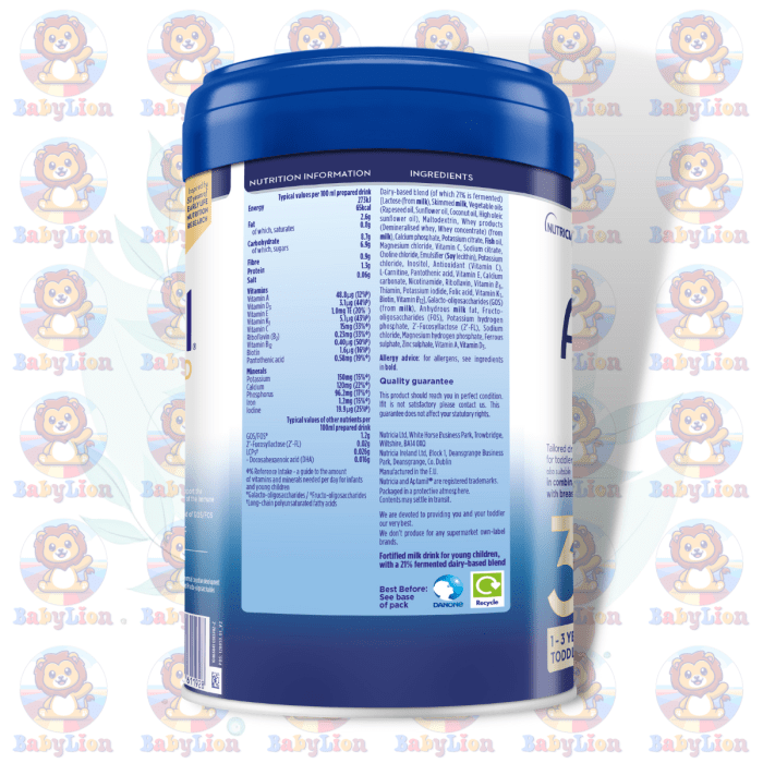 Aptamil Advanced Stage 3 - Toddler Milk - 800G - Nutritional Formula With Gos/Fos And 2'Fl For 1-3 Years - Image 2