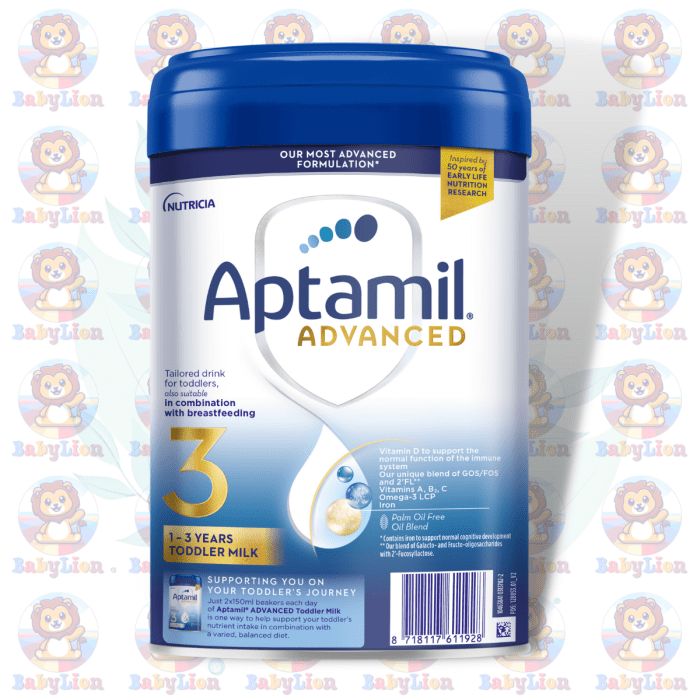 Aptamil Advanced Stage 3 - Toddler Milk - 800G - Nutritional Formula With Gos/Fos And 2'Fl For 1-3 Years - Image 4