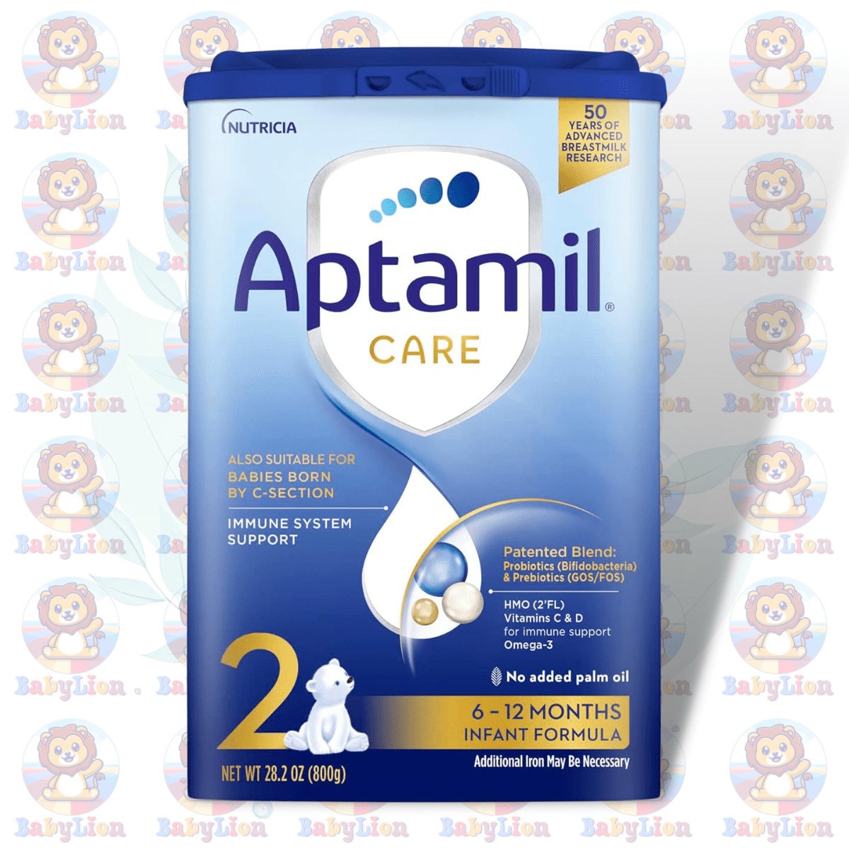 Aptamil Care Stage 2 For C-Section Babies - 800G Image 01 Aptamil Care Stage 2 - 800G - Milk-Based Infant Formula - Dha &Amp;Amp; Ara, Omega 3 &Amp;Amp; 6, Prebiotics - For 6+ Months &Amp;Amp; C-Section Babies - Image 1