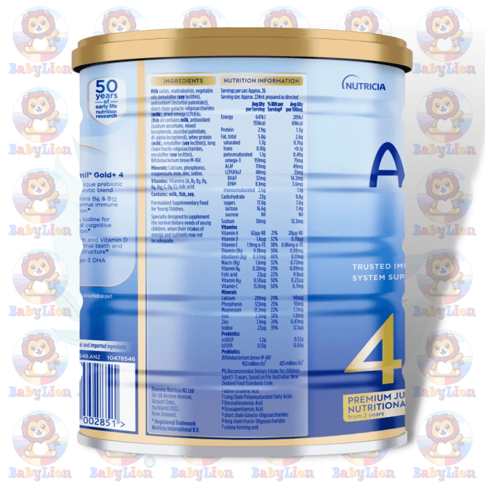 Aptamil Gold+ 4 Junior Nutritional Formula - 900G - Essential Vitamins &Amp; Minerals For Toddlers - Image 3