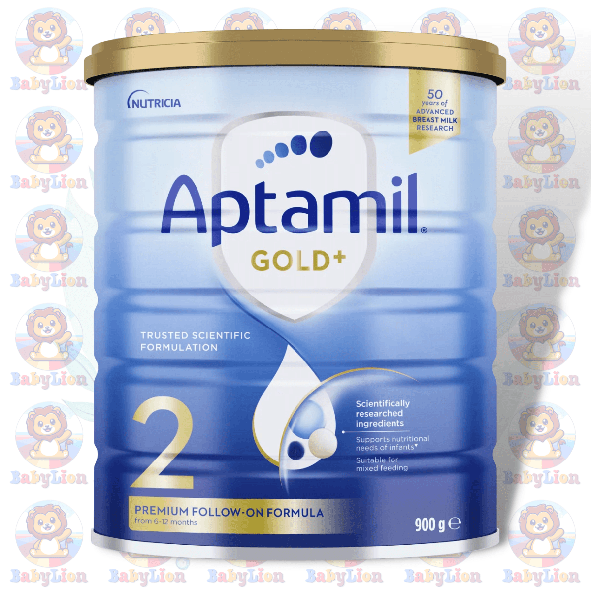 Aptamil Gold+ Stage 2 Follow-On Formula - 900G Image 01 Aptamil Gold+ Stage 2 Follow-On Formula - 900G - Essential Nutrition For 6-12 Months - Image 1