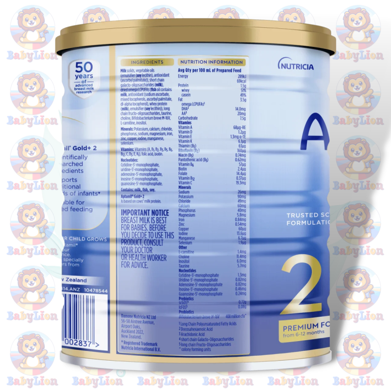 Home 137 Aptamil Gold Stage 2 Follow On Formula 900G Image 02