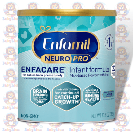 Enfamil NeuroPro EnfaCare Premature Infant Formula - 386g Can - High Cal Iron Formula with DHA, Vitamins & Minerals - for Catch-Up Growth & Immune Support