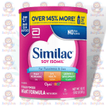 Similac Soy Isomil Infant Formula - 873g Can - with OptiGRO™ - DHA, Lutein & Vitamin E - Soy-Based Powder for Fussiness & Gas