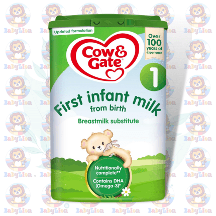 Cow & Gate Stage 1 First Infant Formula - 800g - Complete Nutrition with DHA - Omega 3