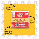 Earth's Best Organic Dairy Infant Formula with Iron - 595g - Omega DHA & ARA - for Infants 0-12 Months - Image 4