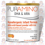 Enfamil PurAmino Hypoallergenic Infant Formula - 400g Can - with Omega-3 DHA, Iron, Immune Support - for Severe Food Allergies