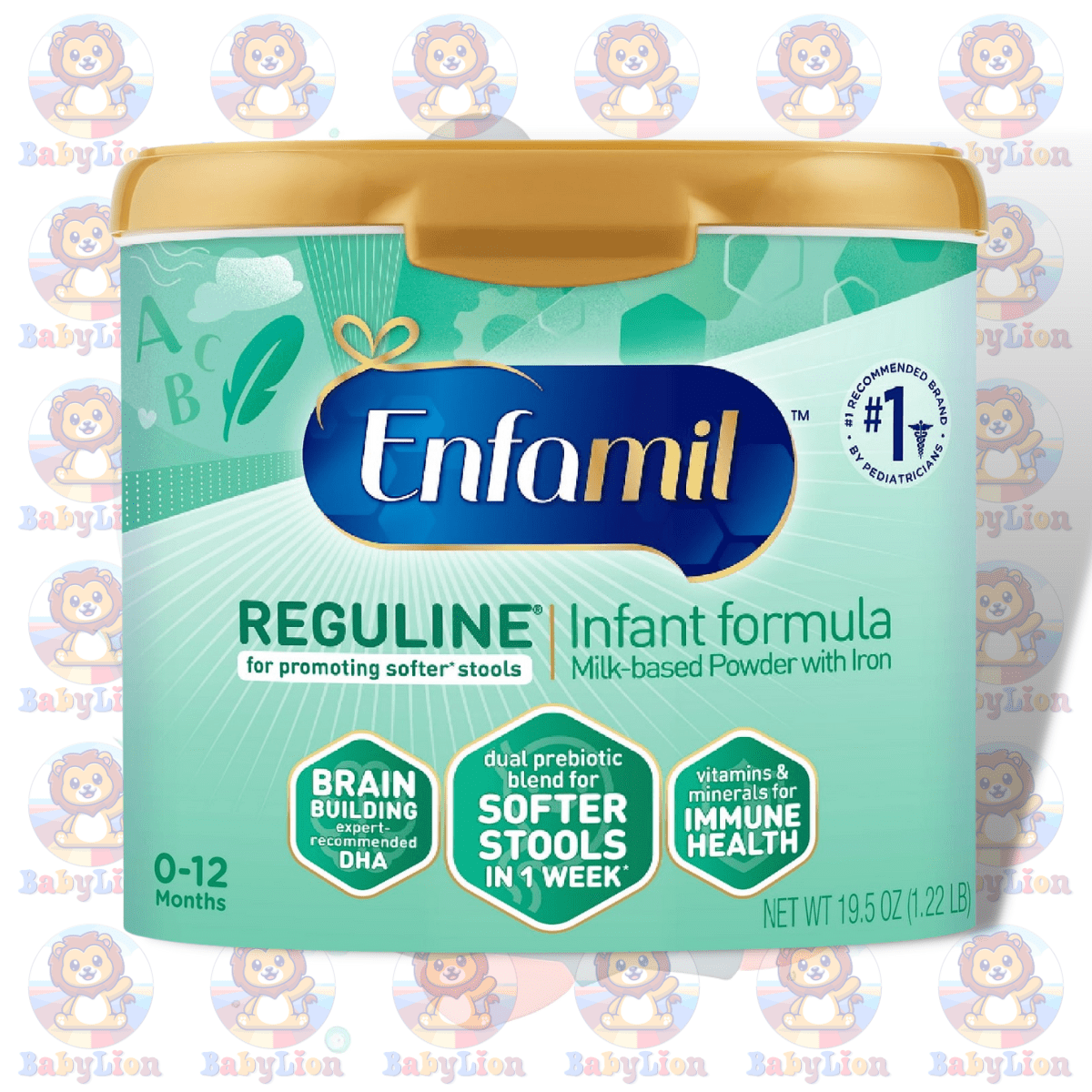 Enfamil Reguline Infant Formula For Soft Stools - 553G Image 01 Enfamil Reguline Infant Formula For Soft Stools - 553G Tub - With Omega-3 Dha, Probiotics, Immune Support - Image 1