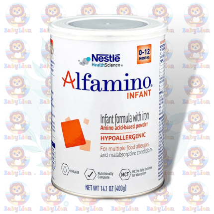 Nestle Alfamino Hypoallergenic Infant Formula - 400g - Amino Acid-Based Powder with Iron - Nutrition for Milk Protein Allergy