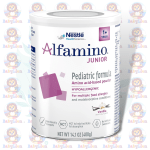 Nestle Alfamino Junior Hypoallergenic Pediatric Formula - 400g - Amino Acid-Based Powder - Vanilla Flavored