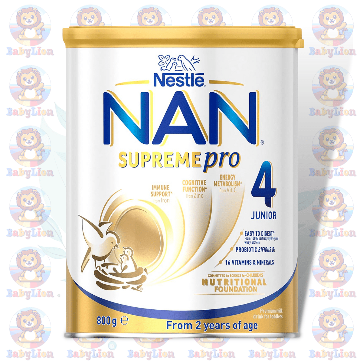 Nestlé Nan Supremepro 4 Junior - 800G Image 01 Nestle Nan Supremepro Stage 4 Junior - 800G - Premium Nutritional Supplement For Toddler 2+ Years - Image 1