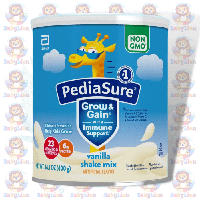 Pediasure Grow &Amp;Amp; Gain Shake Mix - 400G Powder - With Dha, Vitamins &Amp;Amp; Minerals - For Immune Support &Amp;Amp; Growth - Image 1
