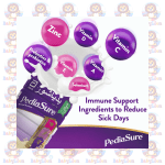 Pediasure Complete 3+ Flavored Nutrition Powder Milk - 400g - with Prebiotics, Probiotics - for Growth, Immunity - Image 4