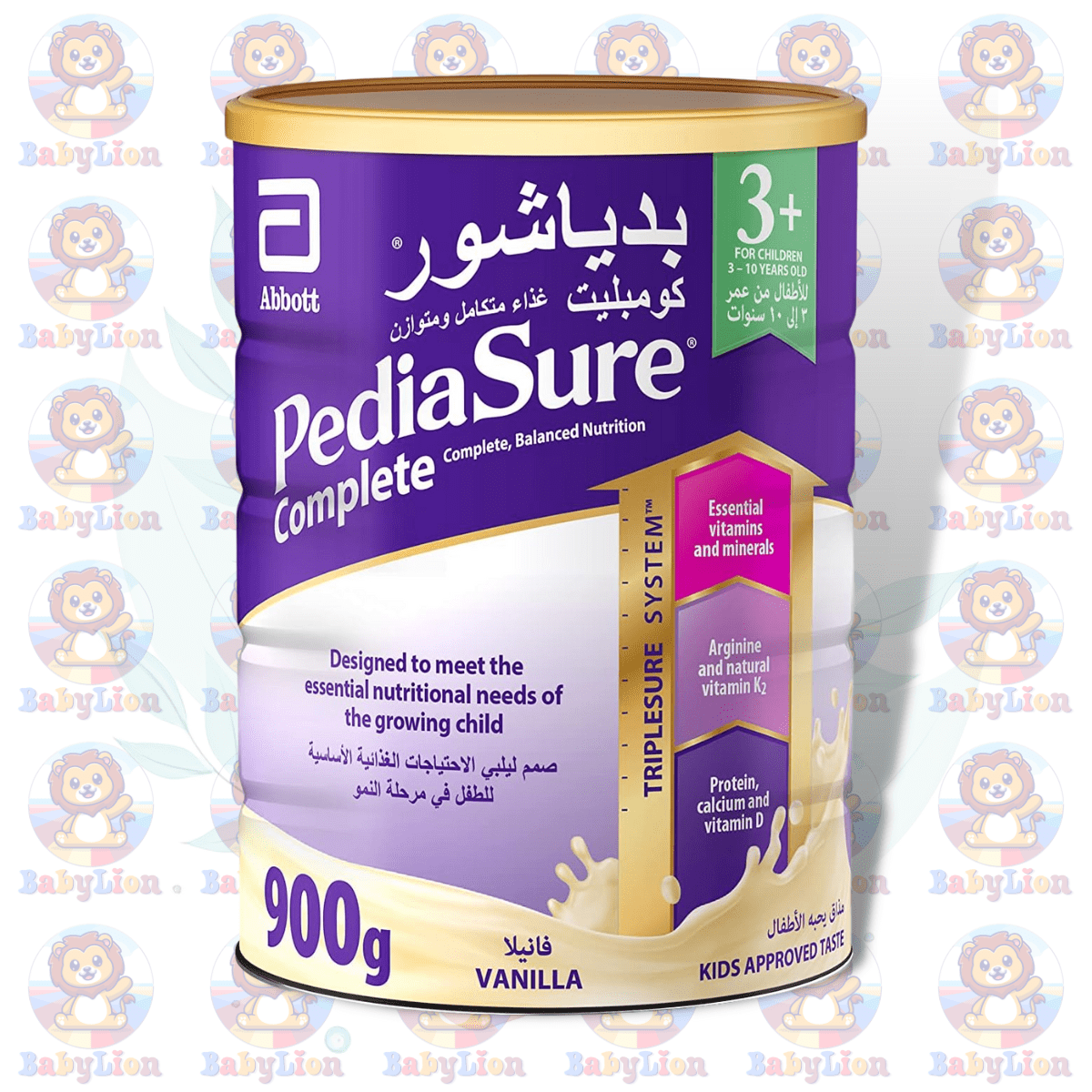 Pediasure Complete 3+ Vanilla Flavored Nutrition Powder Milk - 900G Image 01 Pediasure Complete 3+ Flavored Nutrition Powder Milk - 900G - With Prebiotics &Amp;Amp; Probiotics - For Growth &Amp;Amp; Immunity - Image 1