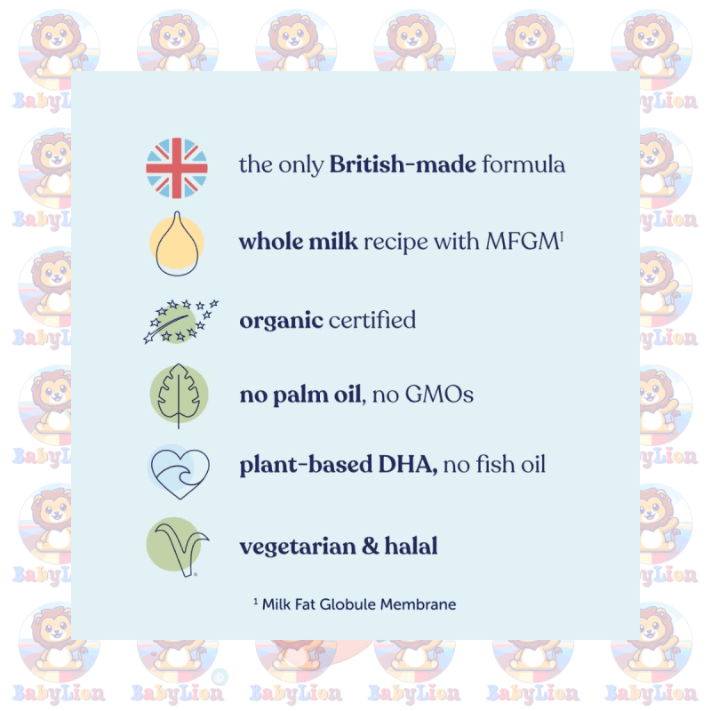 Home 131 Kendamil Organic Stage 1 First Infant Formula 800G Image 02