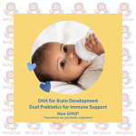 Mama Bear Infant Formula - 629g Tub - with Iron, Dual Prebiotics, DHA - for Brain, Growth, Immunity - Image 5