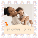 Mama Bear Sensitivity Premium Infant Formula - 638g Tub - with Dual HMOs - 2'-FL & LNnT, Iron, DHA, Lutein, Reduced Lactose - for Lactose Sensivity, Immune & Growth Support - Image 4