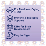 Member's Mark Gentle Premium Infant Formula - 1.36 kg - Milk-Based Powder with Iron & Prebiotics - for Immune Support & Digestive Health - Image 3