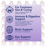 Up & Up Complete Comfort Premium Infant Formula - 845g - with Dual HMOs - 2'-FL & LNnT, Iron, DHA, Lutein - for Digestive & Immune Support - Image 4