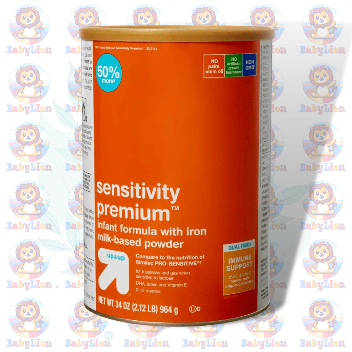 Up &Amp;Amp; Up Sensitivity Premium Infant Formula - 964G Image 01 Up &Amp;Amp; Up Sensitivity Premium Infant Formula - 964G - With Dha, Lutein, Vitamin E &Amp;Amp; Prebiotics - For Digestive Health &Amp;Amp; Immunity - Image 1