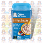 Gerber Grain & Grow HEARTY BITS Multigrain Banana Apple Strawberry Cereal - 227g - with Whole Grains, Iron, Vitamins - for Toddler Development