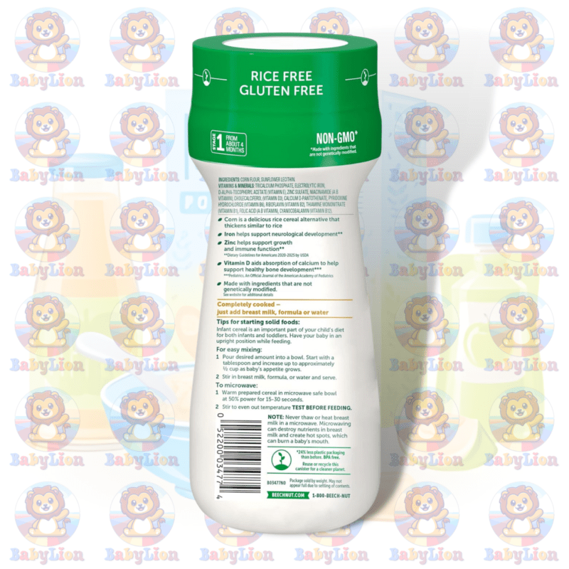 Home 99 Beech Nut Golden Corn Maize Baby Cereal 227G Image 02