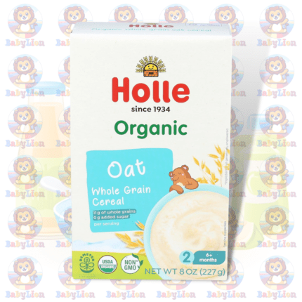 Holle Organic Oat Whole Grain Cereal - 227g - Made with Organic Whole Grain Oats - For Healthy Growth & Development