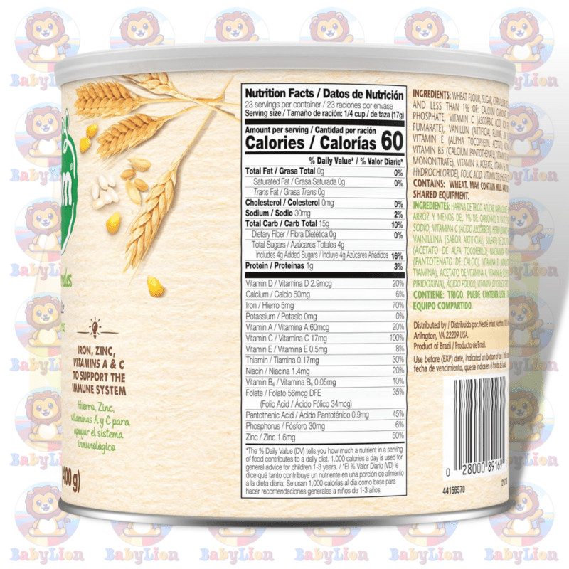 Home 107 Nestle Nestum 3 Cereales Baby Cereal 400G Image 02