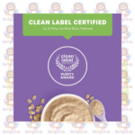 Ready, Set, Food! Organic Baby Oatmeal - Original - 226.8g - with Peanut, Egg, Milk, Nuts, Sesame, Soy, Wheat - Iron Fortified for Early Allergen Introduction - Image 5