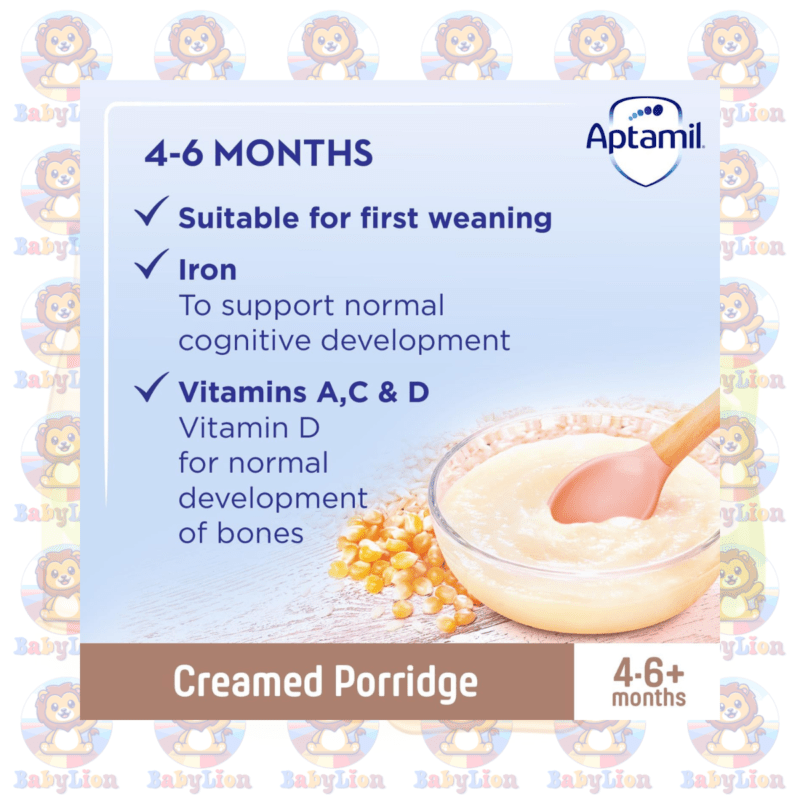 Home 59 Aptamil Creamed Porridge Baby Cereal 125G Image 02