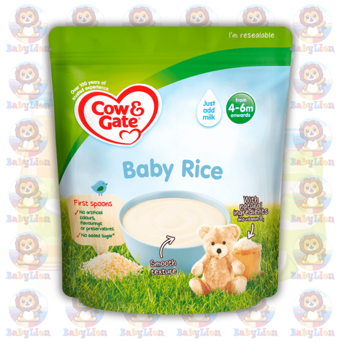 Cow &Amp;Amp; Gate Baby Rice Cereal - 100G - Gluten-Free, Vitamin B1 Enriched - For First Weaning And Taste Development - Image 1