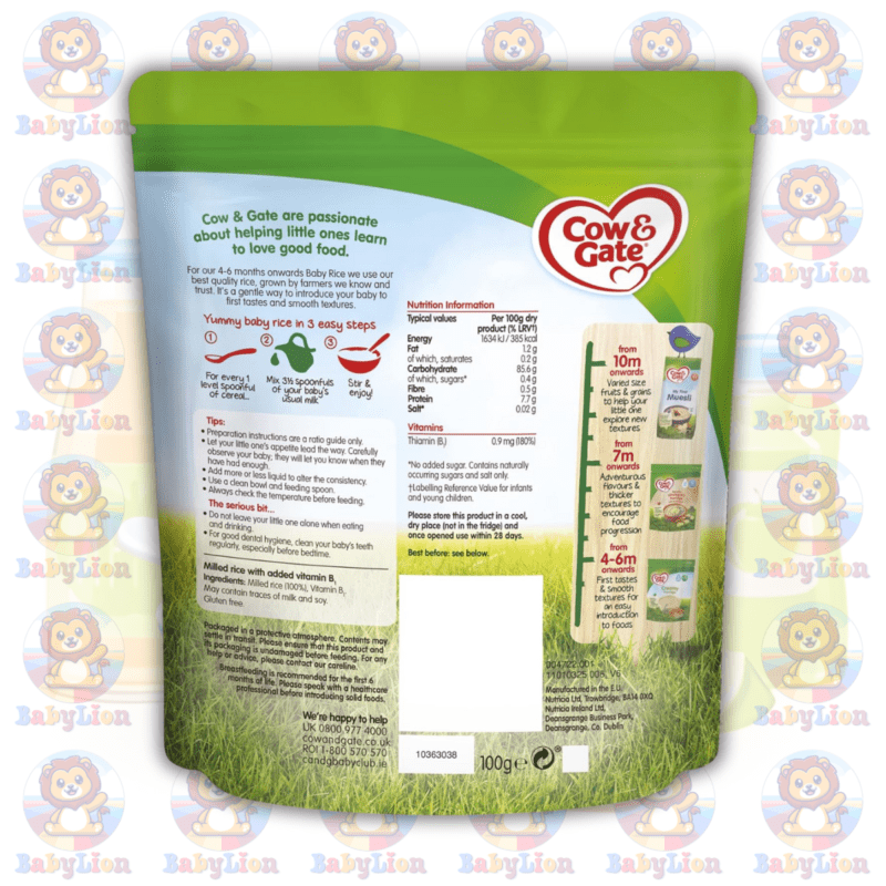 Home 51 Cow Gate Baby Rice Cereal 100G Image 02