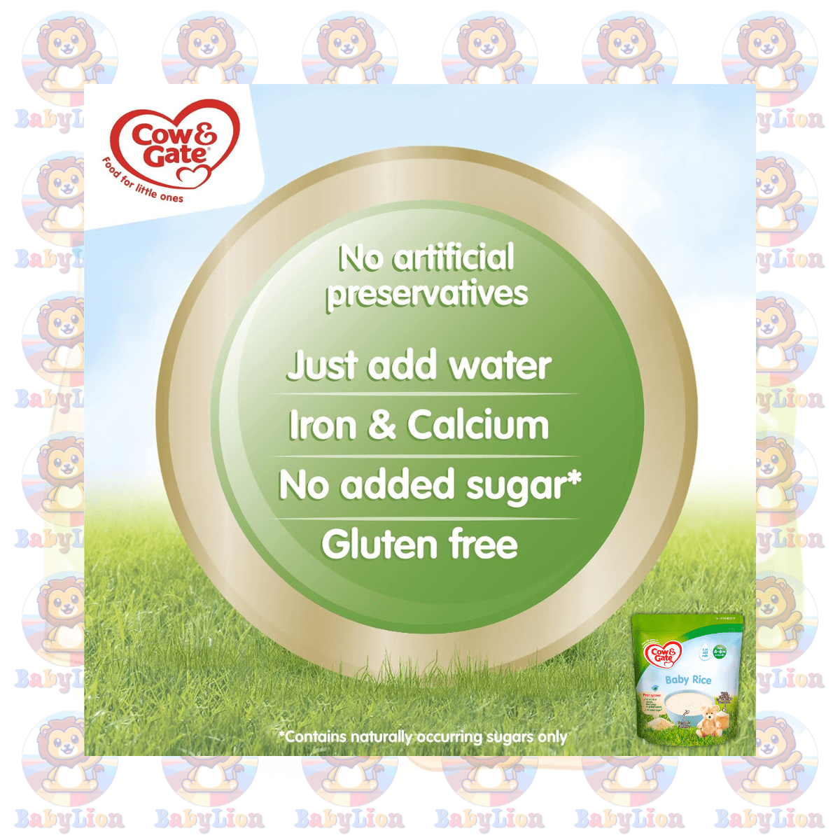 Cow &Amp; Gate Baby Rice Cereal - 100G Image 04 Cow &Amp; Gate Baby Rice Cereal - 100G - Gluten-Free, Vitamin B1 Enriched - For First Weaning And Taste Development - Image 4