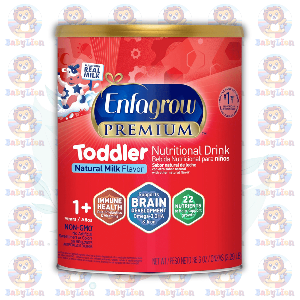 Enfagrow Premium Toddler Nutritional Drink - 1.04Kg Can Image 01 Enfagrow Premium Toddler Nutritional Drink - 1.04Kg Can - With Omega-3 Dha, Prebiotics - For Brain Growth &Amp;Amp; Immunity - Image 1