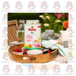 Holle Organic Goat Milk Porridge - With Raspberry & Banana - 200g - Easy Digestion & Nutrient-Rich for Infant 6 Months+ - Image 2