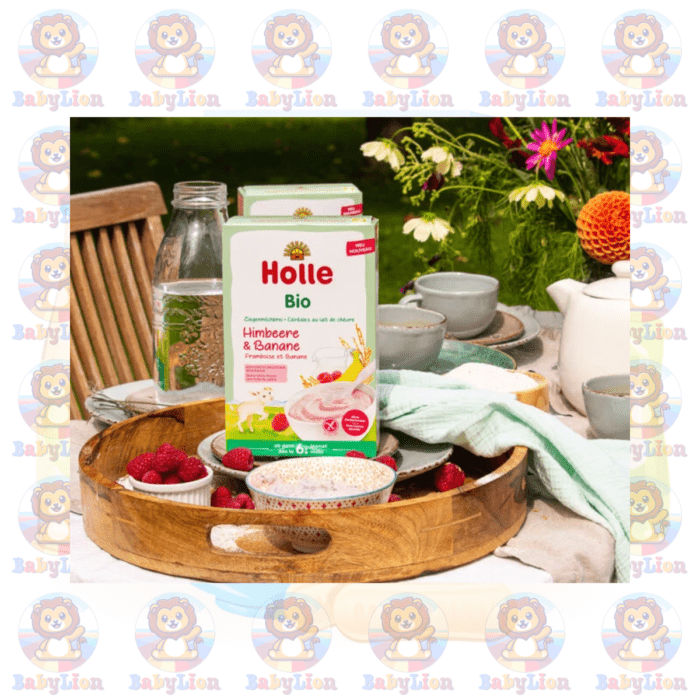 Holle Organic Goat Milk Porridge - With Raspberry &Amp; Banana - 200G - Easy Digestion &Amp; Nutrient-Rich For Infant 6 Months+ - Image 2