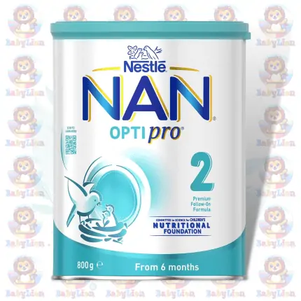 Nestle NAN OPTIPRO Stage 2 - 800g - Premium Follow-On Formula - for Infants 6-12 Months - High-Quality Nutrition